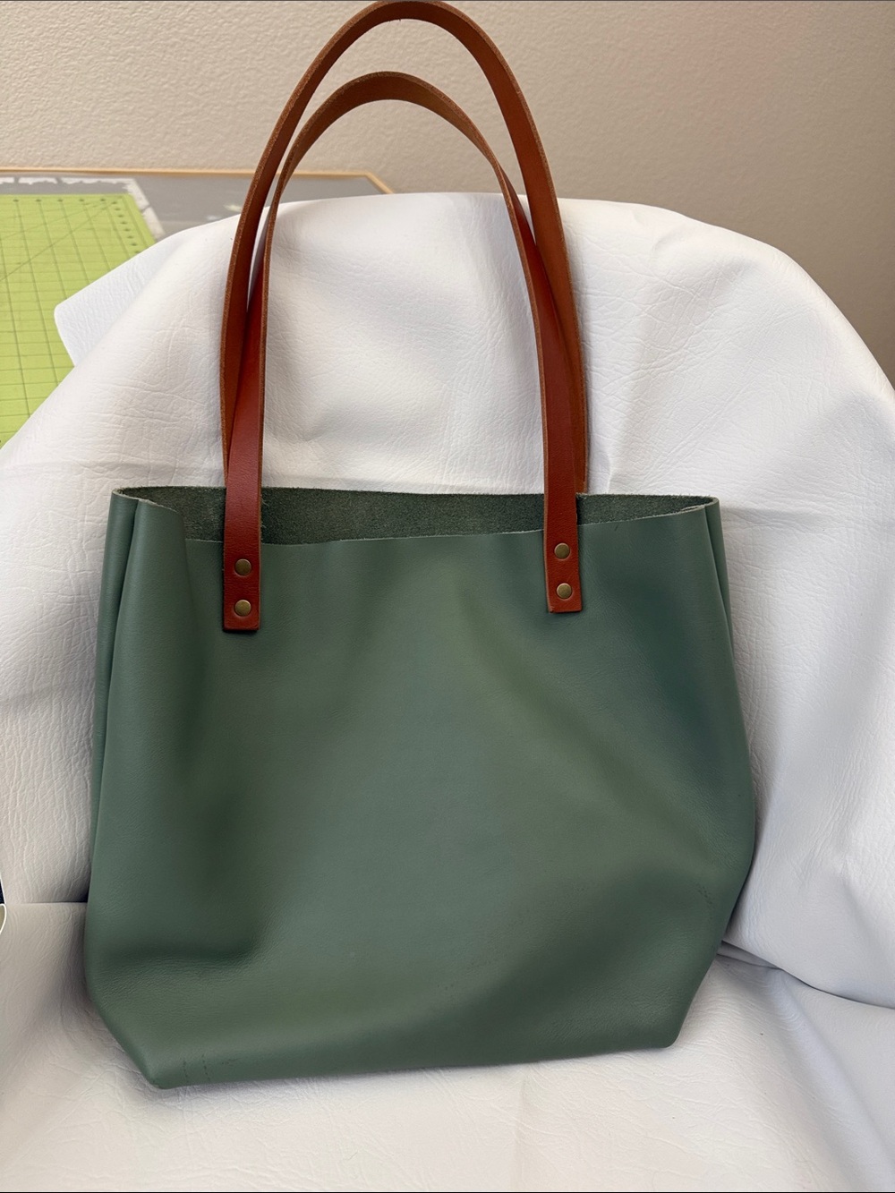 Portland Leather Medium Tote - Picture 2 of 12